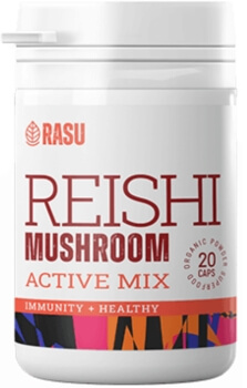 Rasu Reishi Mushroom Active Mix kapsle Česku